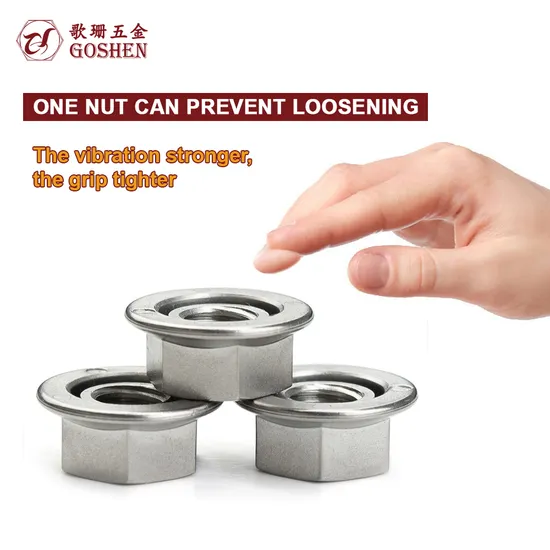 Famous Brand Stainless Steel Carbon Steel Jinmao Brand U Shape Hex Lock Nut U-Shaped Structure Anti-Loose Lock Nut for Power Grid Electrical Engineering